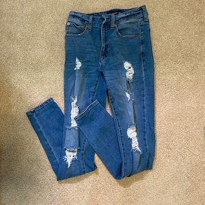 Aeropostale distressed high jegging